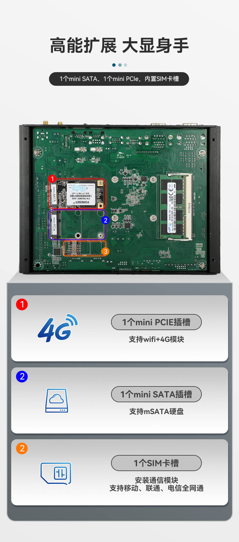 PA真人集团无风扇嵌入式工控机,车队管理系统工业电脑,DTB-3002-J1900