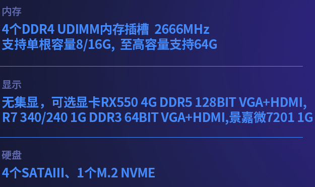 COM：8个COM口(2个RS232，2个RS232/422/4854个RS232(内部引出))  　　USB:13个USB接口(4个USB2.0、4个USB3.2，2个USB3.0(可选内部引出)3个USB2.0(内部引出))  　　尺寸：320*331*180mm