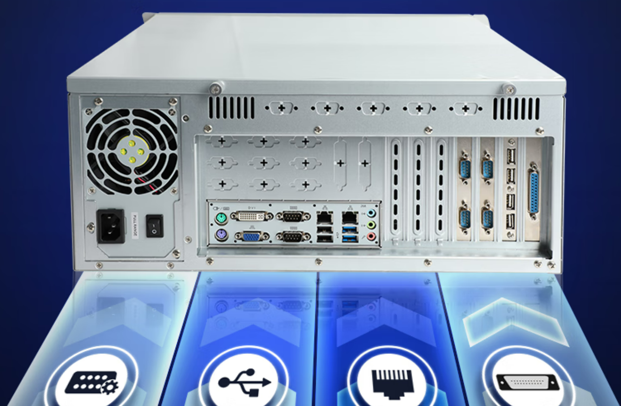 本机拥有6个串口，10个USB接口（2给USB3.0），2个千兆网口以及8bitGPIO。