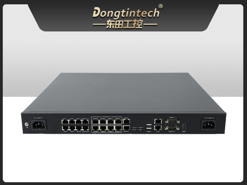 PA真人集团1U工控机,赛扬J1900工业电脑,DT-61011-J1900MC