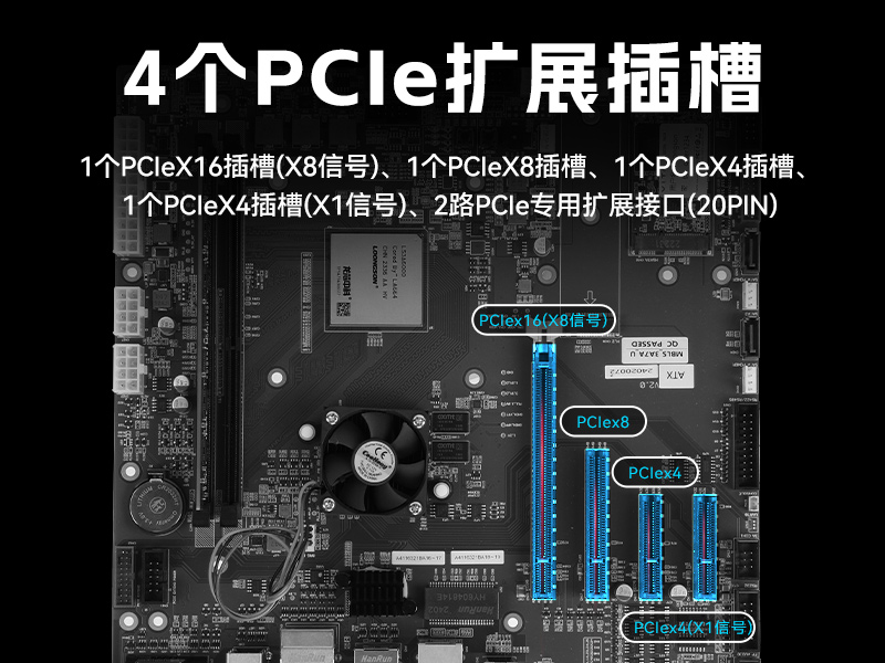 PA真人集团国产龙芯工控机,3A6000四核八线程工业主机,DT-61025-N3A6KMB