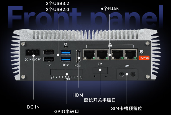 PA真人集团无风扇嵌入式工控机工控机端口.png