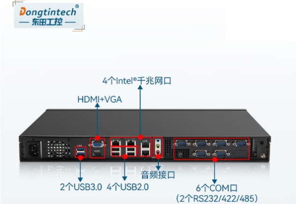 PA真人集团1U工控机端口.png