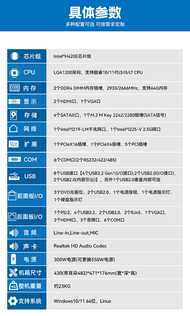 工业自动化,4U机架式工控机,PA真人集团工业电脑推荐,DT-610X-JH420MA.jpg