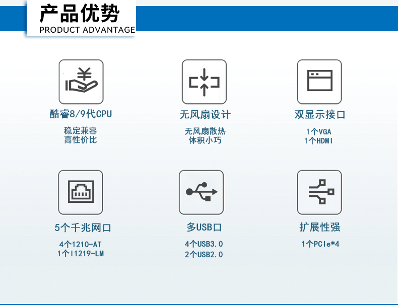 酷睿8/9代无风扇嵌入式工控机,双显迷你工业主机厂家,DTB-3065-H110.png