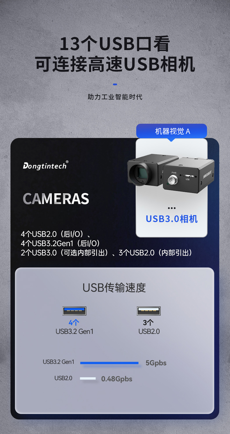 国产化海光工控机,11个USB口+8个串口,工业电脑厂家,DT-610X-U3350MA.jpg